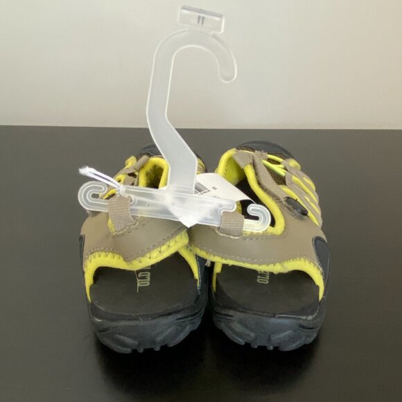 Old Navy Lime Green and Gray Sandals for Toddler (Size 11) - Picture 5 of 9